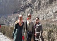 Tourists Visit Mount Heng 