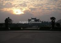 Mount Jingting Dusk Scenery Anhui China