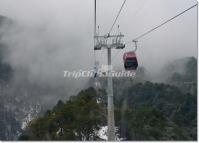 The Cable Car in Mount Jiuhua Anhui