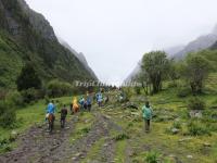 The Shuangqiaogou Valley in Mount Siguniang