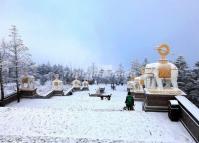 Emei Mountain in Snow