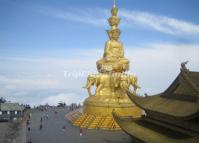 Mt. Emei Beautiful Figure of Buddha Sculpture Chengdu