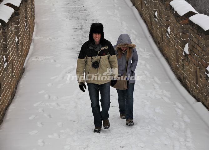 Winter in Mutianyu Great Wall