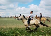 Riding Race at Nadam Fair Inner Mongolia China