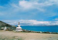 Building at Namtso Lake Lhasa