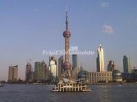 The Oriental Pearl TV Tower in Shanghai 