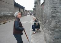 Old Women at Pingyao Ancient City Shanxi 