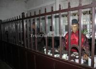 Statues at Pingyao Rishengchang Exchange Shop