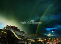 Potala Palace and Rainbows