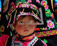 Qiang Ethnic Kid