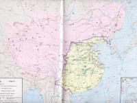 Qin Dynasty Chinese Map