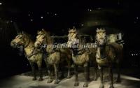 Bronze Chariot and Horse in Mausoleum of First Emperor of Qin 