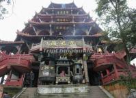 The Ancient Pavilion in Qingcheng Mountain 