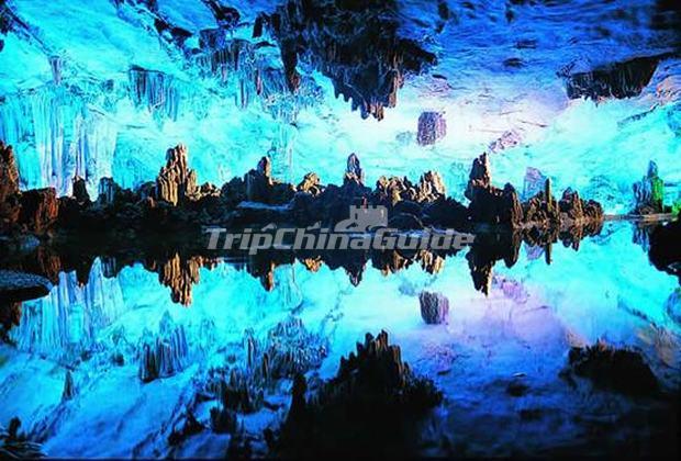 Reed Flute Cave in Guilin Guangxi China