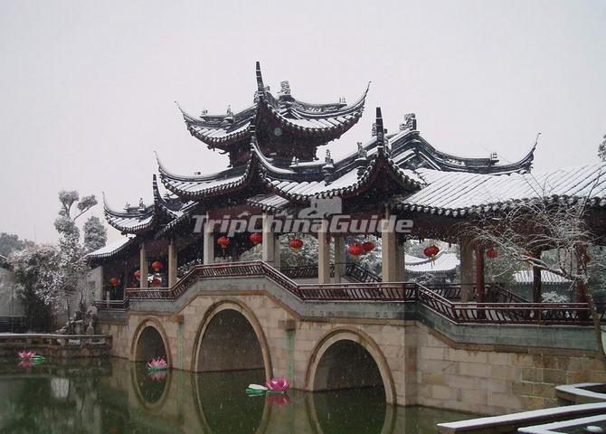 Retreat and Reflection Garden in Winter