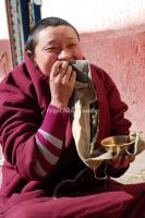 A Tibetan Nun in Riba Nunnery