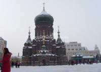 Saint Sofia Church in Snow, Harbin