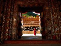 A Gate in Sangpi Monastery