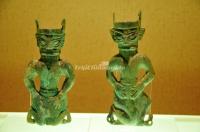 Bronze Figurines at Sanxingdui Museum China