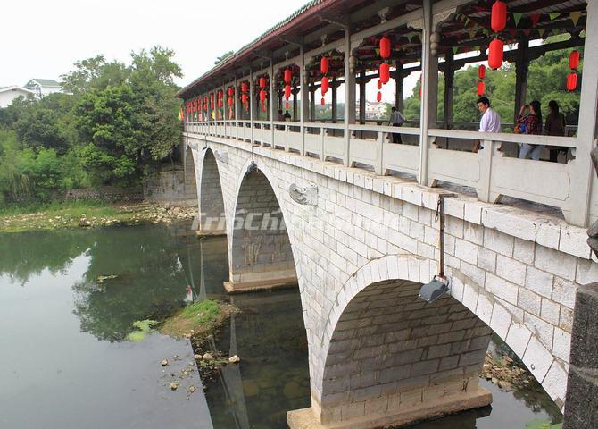 Flower Bridge in Guilin Seven Star Park