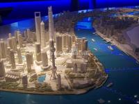 The Model in Shanghai Urban Planning Exhibition Center