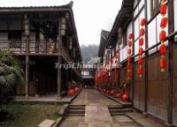 Shangli Ancient Town Building Sichuan 