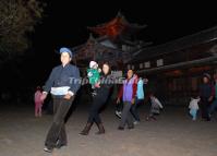 People Enjoy Their Time at Jianchuan Shaxi Town