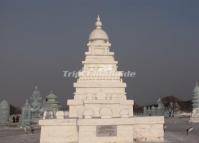 Beautiful Snow Sculpture at Shenyang International Ice and Snow Festival 