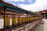 Shigatse Palkor Chode Monastery Big Prayer Wheel