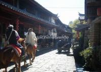 Riding at Shuhe Ancient Town Lijiang 