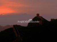 Simatai Great Wall Dusk Scenery