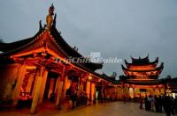 South Putuo Temple Night Scene Xiamen Fujian