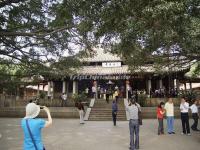 Tourists Visit South Shaolin Temple in Putian, Fujian