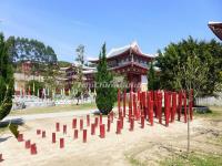 The Quincuncial Piles for Kungfu Practice in Putian South Shaolin Temple