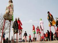 Stilt-walking Dance in New Year