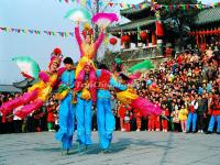 Chinese Stilt-walking Dance Show