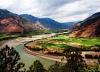 The First Bend of the Yangtze River in Stone Drum Town Lijiang 