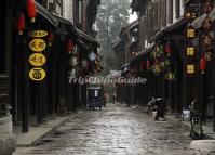 Ancient Street Restaurants Chengdu China