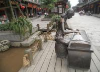 Street sub-town Sculpture Chengdu