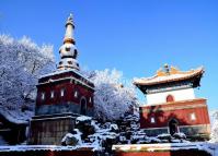 Summer Palace Beautiful Winter Landscape Beijing 