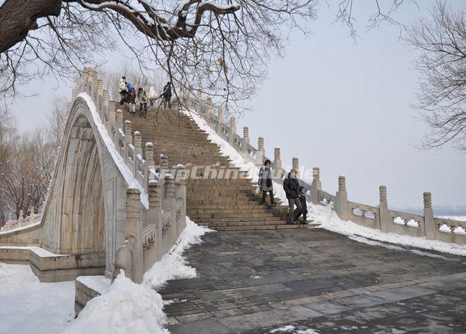 Jade Belt Bridge in Winter