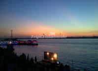 Sunset at Harbin Sun Island Scenic Area
