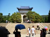 The Stele Pavilion in Nanjing Sun Yat-sen Mausoleum