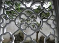 The Ornamental Perforated Window in The Surging Waves Pavilion