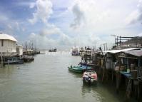 Tai O Fishing Village Scenery Hong Kong 