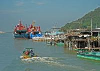 Hong Kong Tai O Fishing Village Ships