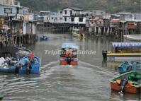 Tai O Fishing Village Boats Hong Kong