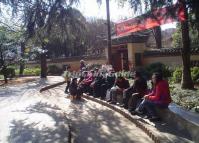 People Enjoy Their Time at Tanhua Temple Kunming 