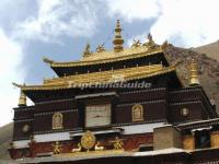 Architecture at Tashilumpo Monastery Lhasa 