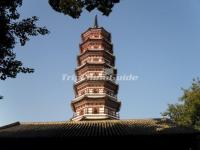 The Lotus Pagoda at Temple of Six Banyan Trees